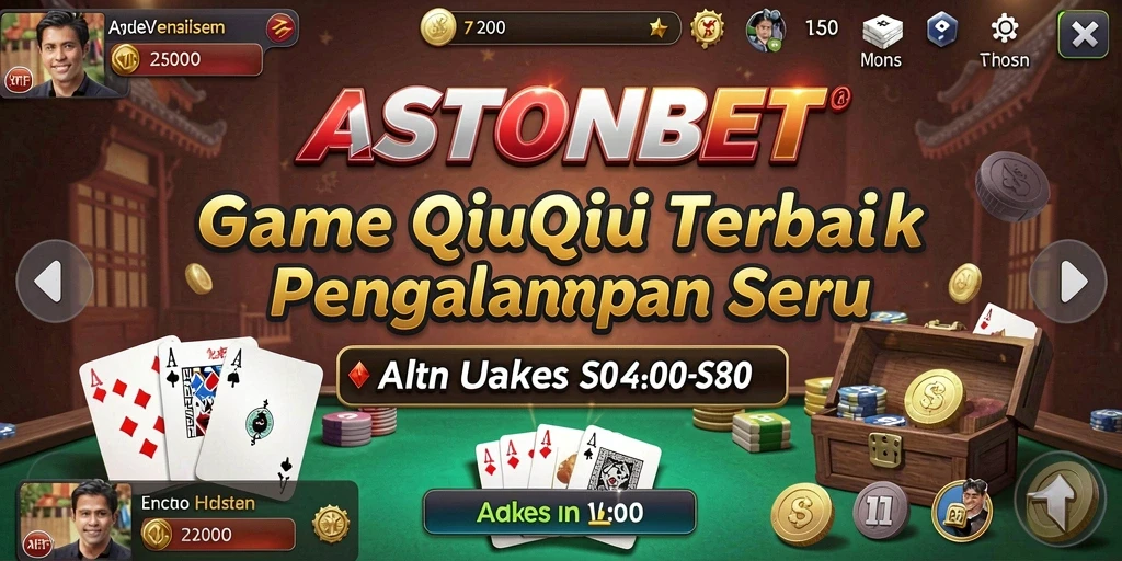 Tampilan screenshot gameplay QiuQiu di ASTONBET yang seru.