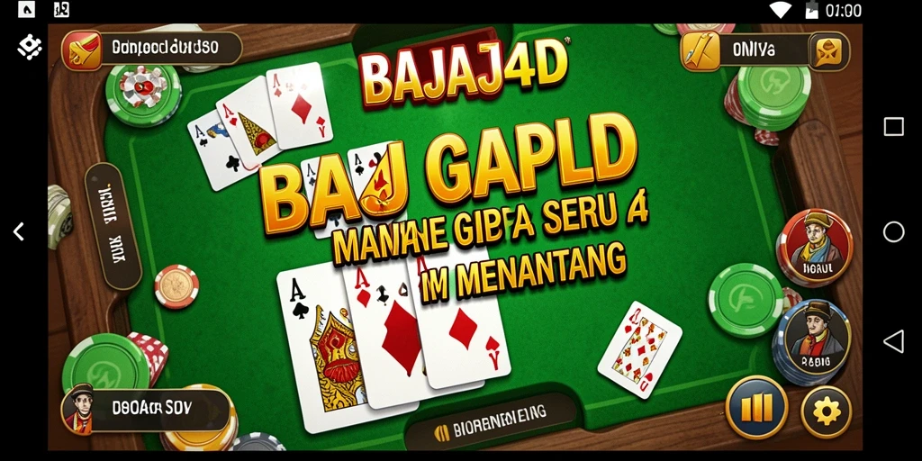 Tampilan seru permainan Gaple di BAJAJ4D yang menantang.