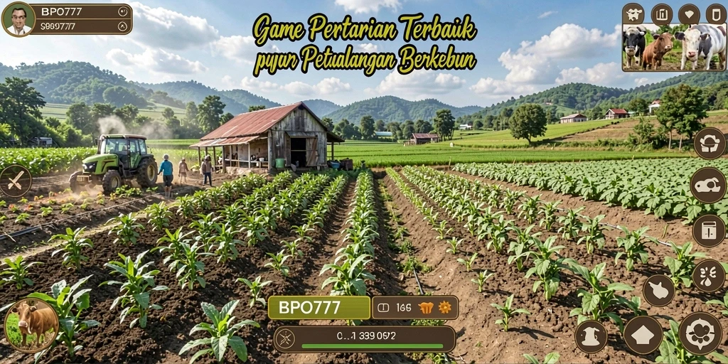 Tampilan gameplay menarik dari BPO777 dalam pengalaman Farming.