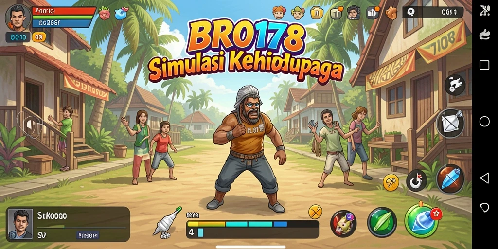 Tampilan menarik dari gameplay dalam BRO178 yang penuh dengan interaksi.