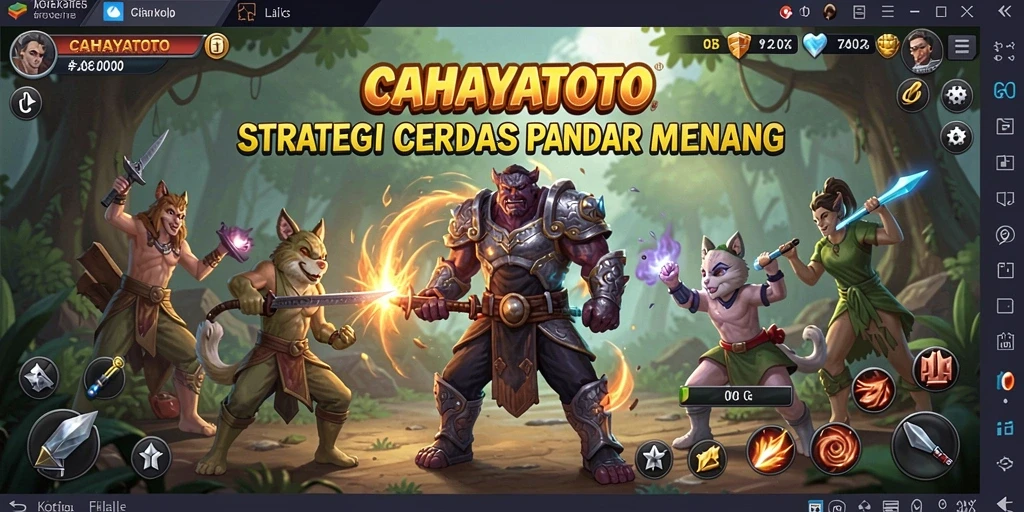 Screenshot utama <strong>CAHAYATOTO</strong> menampilkan taktik strategi yang mendebarkan.