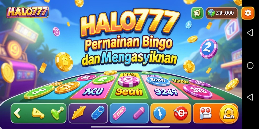 Gameplay menarik dari HALO777 dengan momen seru permainan Bingo.
