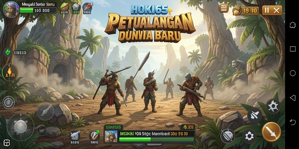 Tampilan gameplay HOKI65 yang menakjubkan dalam petualangan seru.