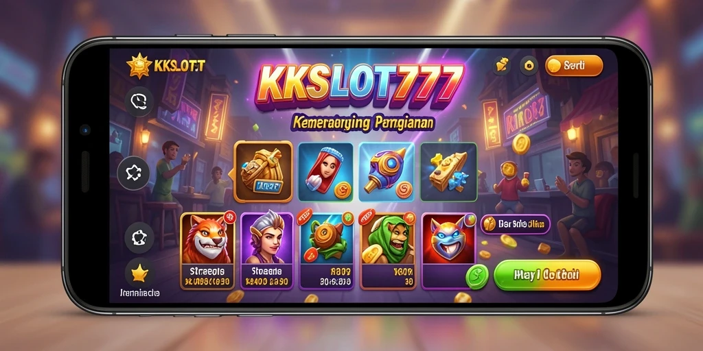 Tampilan gameplay KKSLOT777 yang menegangkan dan menantang.