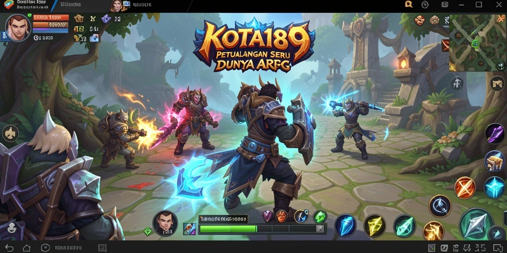 Gameplay KOTA189 yang penuh aksi dan petualangan di dunia fantasi.