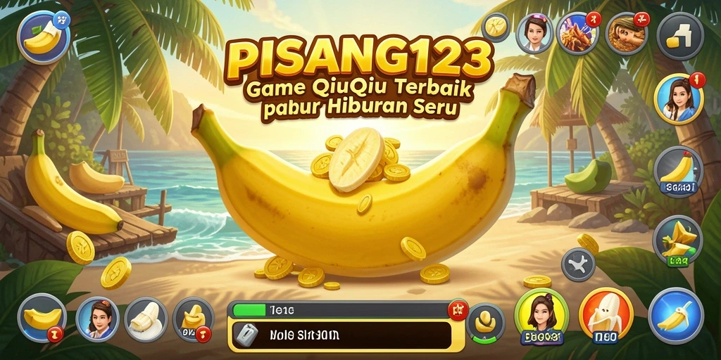 Tampilan memukau gameplay QiuQiu di PISANG123.