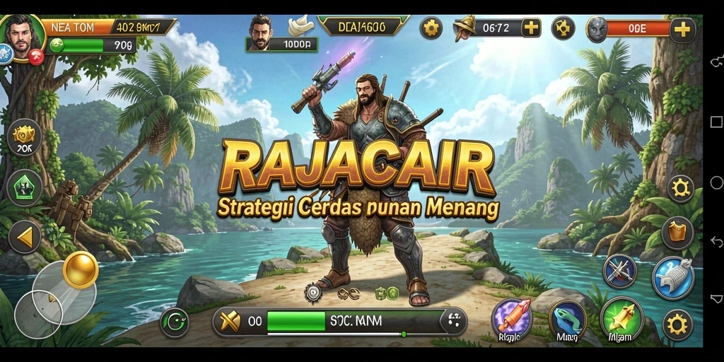 Tampilan gameplay RAJACAIR yang menyoroti aksi strategi seru.