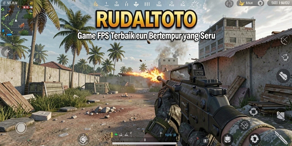 Screenshot gameplay RUDALTOTO menampilkan aksi tempur mendebarkan.