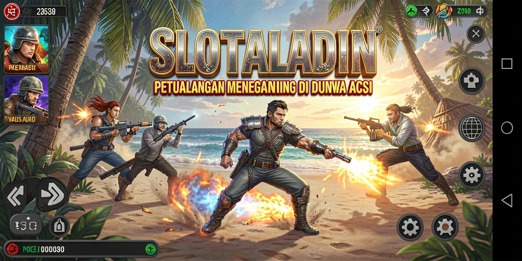 Tampilan gameplay SLOTALADIN yang seru dan penuh aksi.