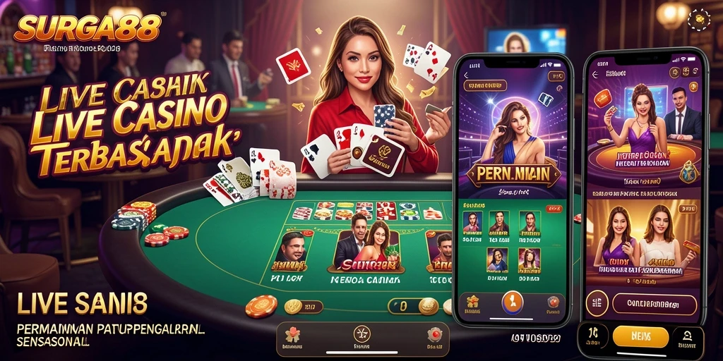 Gameplay Live Casino SURGA88 yang seru dan interaktif.