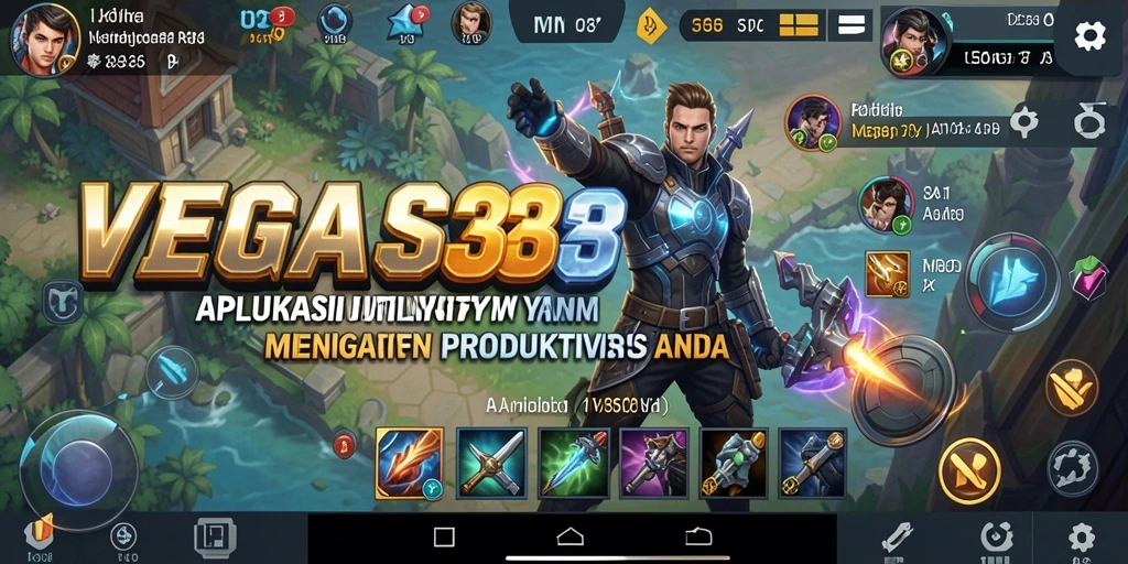 Screenshot utama VEGAS338 menampilkan antarmuka aplikasi yang sederhana dan fungsional.